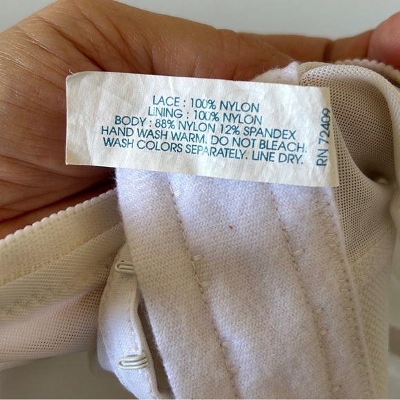 VTG Rene Rofe Lace Corset Bralette Women’s 34B Dainty Feminine Sexy Rockabilly - Picture 7 of 8